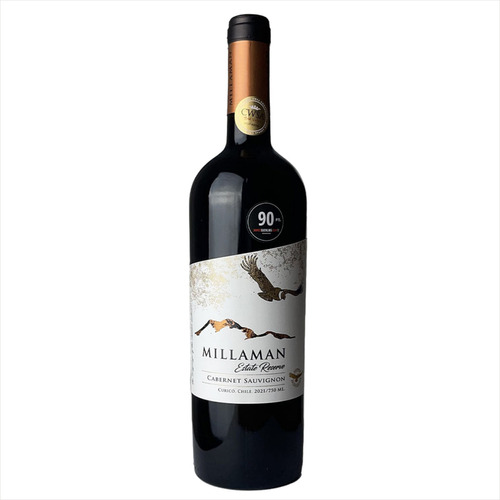 Millaman Estate Reserve vinho tinto chileno Cabernet Sauvignon 750ml