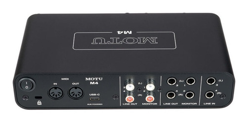 Interface Usb 32bits/192k Motu M4 Distriuidor Oficial Brasil