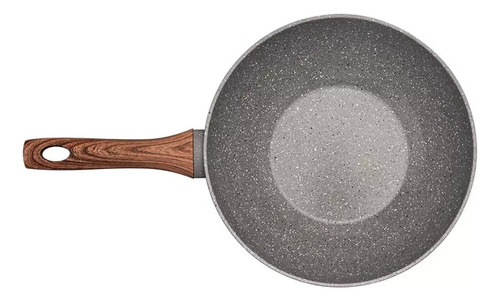 Panela Wok Frigideira Antiaderente Com Tampa Cook Mimo Style