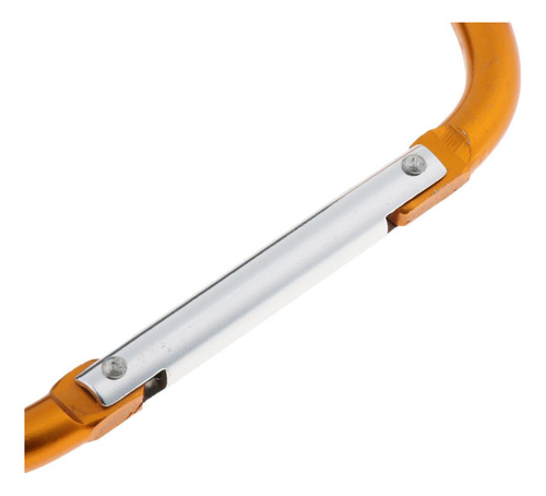 Portable Large Hook Mosquetón De Aluminio Amarillo De 9 Mm