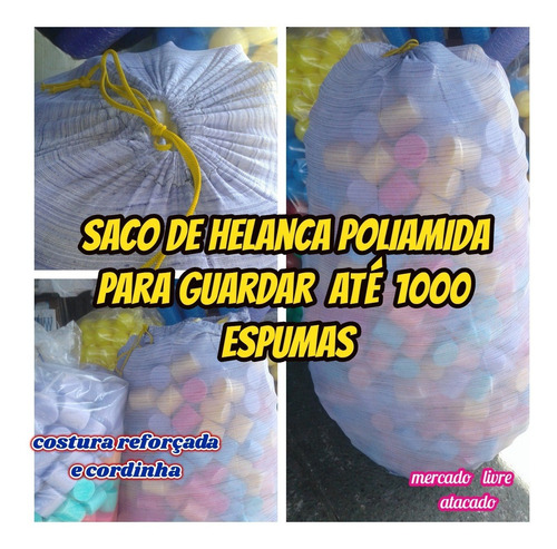 Espumas Para Piscina De Bolinhas Kit Com 2 Mil+2 Brindes