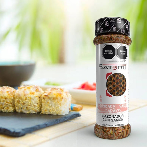 Imagen 6 de 8 de Furikake, Condimento Japonés De Salmón 45g