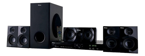 Home Theater Pht690 Usb Hdmi 5.1 Canais 480w Philco Cor Preto 110V/220V