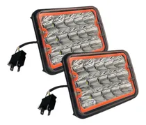 Comprar Par Faros Unidad 4x6 15 Led Cob, Arillo Alta Y Baja H4