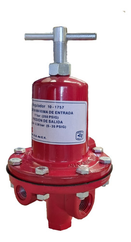 Regulador Cms 1757 De 1/2 PuLG Alta Presión 3-35 Psi