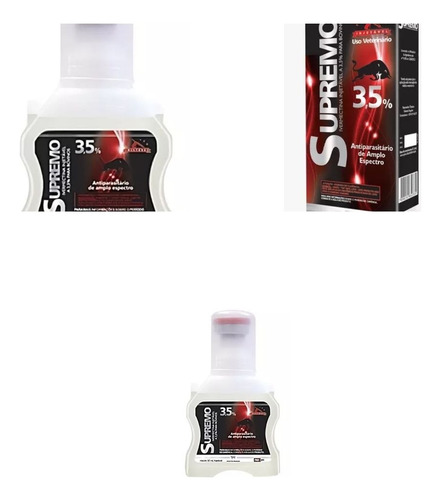 Kit 5 Unidades - Supremo Ivermectina Inj 3,5% 50ml Noxon