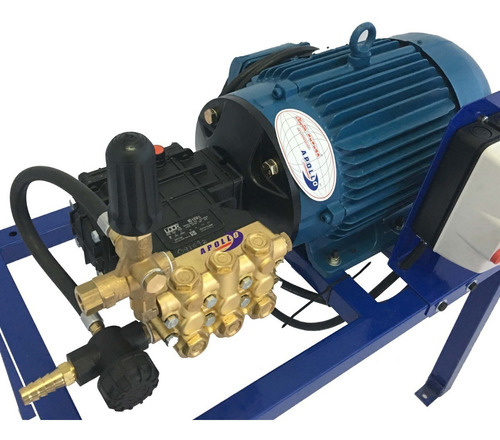 Hidrolavadora Industrial De Alta Presión 7.5 Hp 3200 Psi Con Bomba Italiana De Uso Continuo Udor Y Protección Térmica
