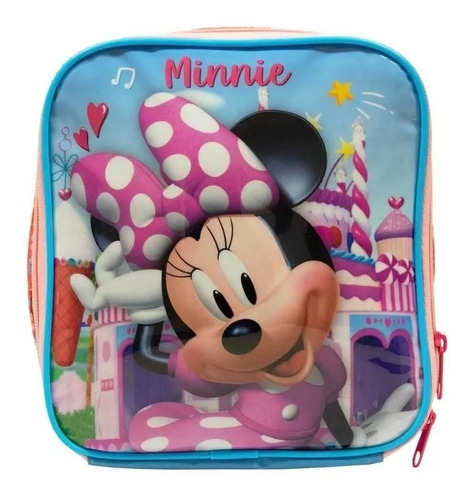 Lancheira Térmica Escolar Infantil Minnie 10554 Xeryus Cor Rosa Minnie Mouse