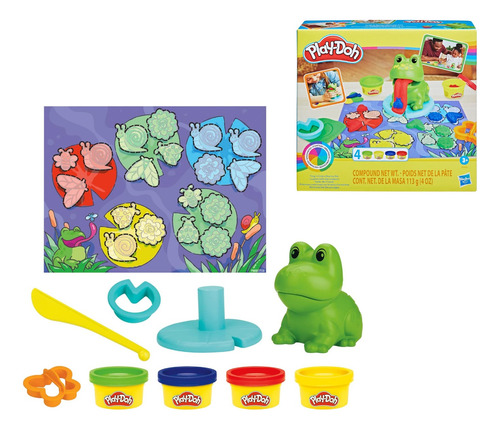 Masa Para Moldear Play-doh Hasbro Moldes Y Rana