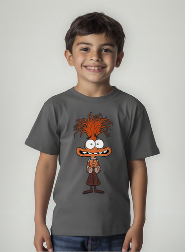 Pixar Playera Infantil Intensamente Ansiedad Oficial