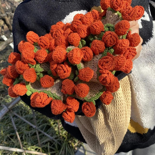 Kit De Crochet De Manta De Flores Juego De Tejido De Tejido