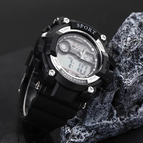 Reloj Digital Para Caballero Más Collar Escorpión R37