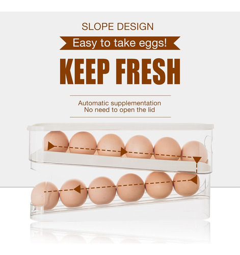 Yy Soporte Para Huevos Para Nevera Organizador De Huevos