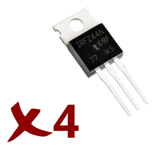 Irfz44n Irfz44 Nte2395 Mosfet X 4 Unidades