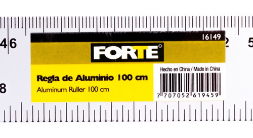 Regla De Aluminio 100cm Forte