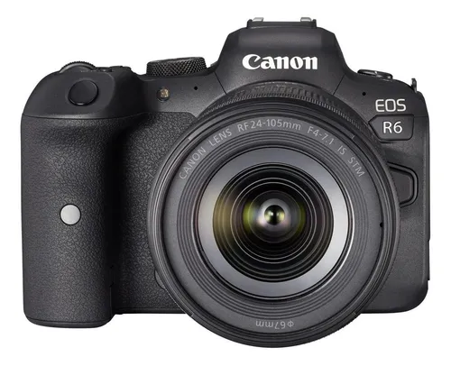 comprar Canon EOS Kit R6 + lente 24-105mm IS STM mirrorless cor preto