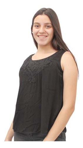 Imagen 4 de 7 de Musculosa Reserved Broderie 100% Algodon - Belgrano Anaandi