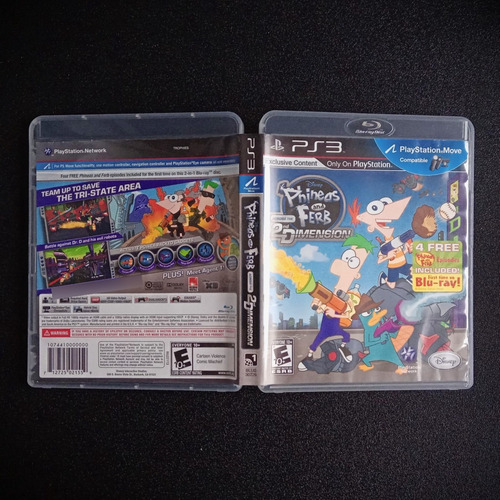 Phineas And Ferb Across The 2nd Dimension - Ps3 - Usado (Usado)