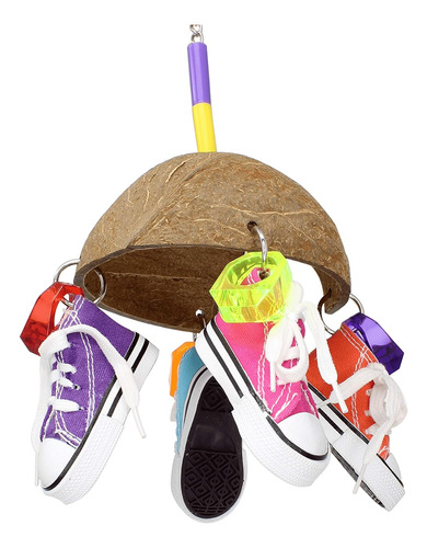 Toys 1504 Coco Sneaker Bird Juguete Loro Jaula Juguetes Jaul