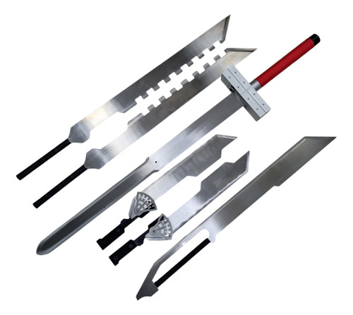 Espada Modular De Cloud Strife Em Aço Colecionável