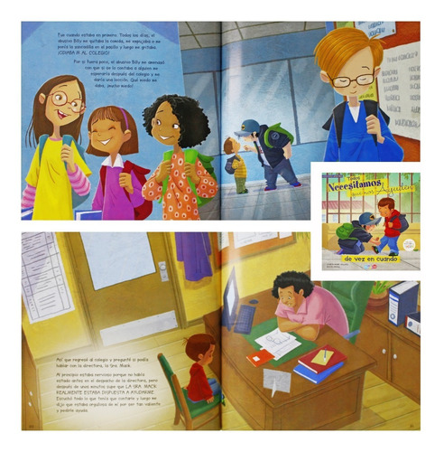 Colección 4 Libros De Valores Infantiles - Ilustrado