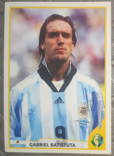 Figurita Especial N°347 Batistuta Copa América 2019 