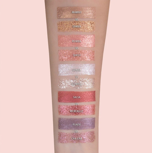 Sombra Moira Cosmetics Metalic Duo K-beauty Color Conga Vs Cumbia