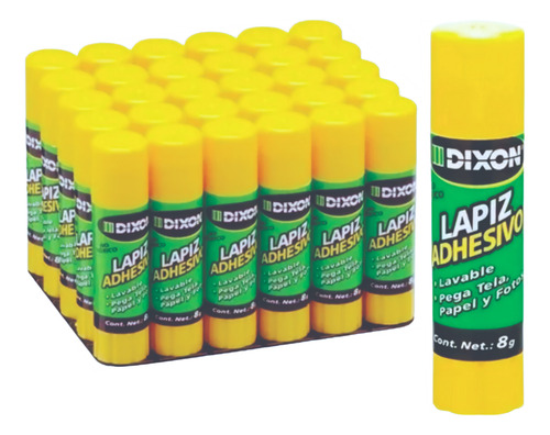 Lápiz Adhesivo Dixon Chico 8g Pegamento En Barra (5 Piezas)