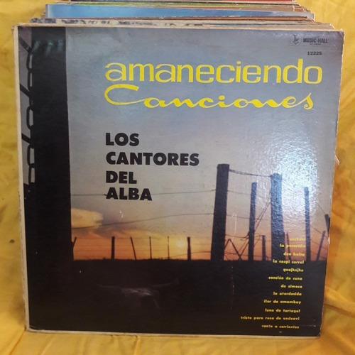 Vinilo Los Cantores Del Alba Amaneciendo Canciones F2