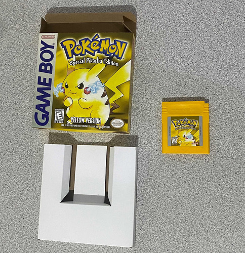 Pokemon Yellow Juego Original (caja Custom) Gameboy