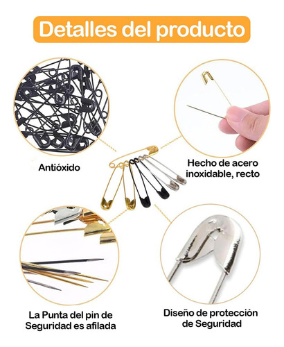 - Para 1 Caja Seguros Para Ropa(540 Piezas), Son Muy