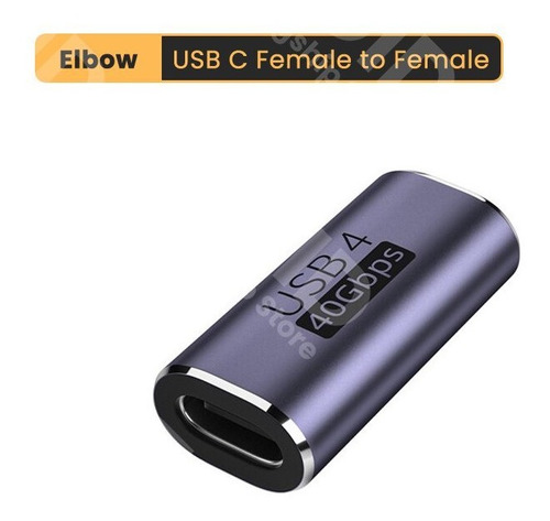 Adaptador Extension Usb C Hembra - Usb C Hembra Usb4 40gbps
