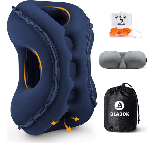 Almohada Inflable De Viaje Multifuncional Para Cuello