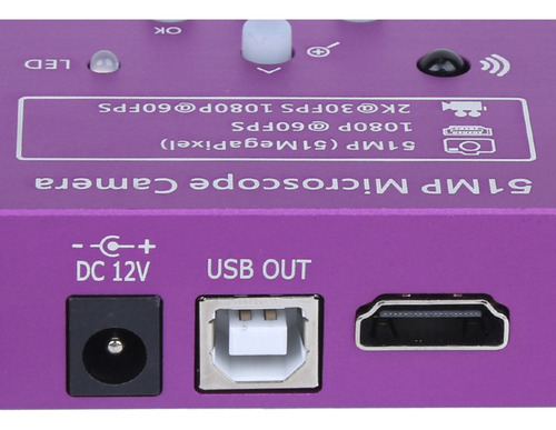 Enchufe Electrónico 100 A 240vac Los Eeuu Cámara Microscopio