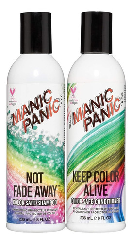 Shampoo E Condicionador Manic Panic Para Conjunto De Cabelos