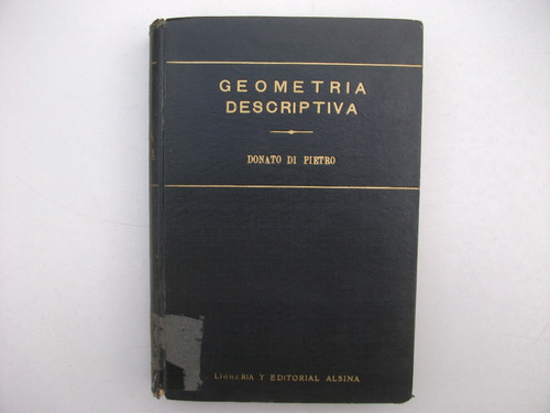 Geometría Descriptiva - Donato Di Pietro - Tapa Dura