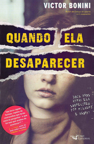 Livro Quando Ela Desaparecer