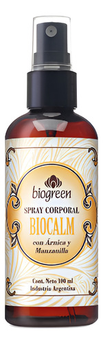 Spray Corporal Biocalm De Biogreen 100ml Árnica Y Manzanilla
