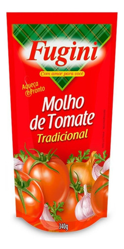 Fugini molho de tomate sachê 340g