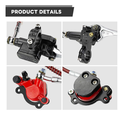 Kit De Freno Hidráulico Para Mini Bicicleta Senjwarm 7/8 Pul
