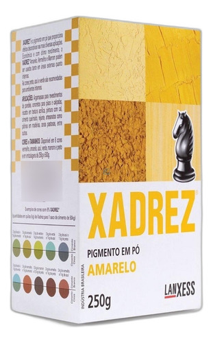 Pigmento Po Xadrez Amarelo 250g 67350