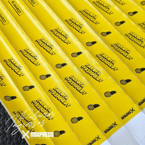Imagem 5 de 6 de 400 Pulseiras Identificação Nylon Personalizada Festa Evento
