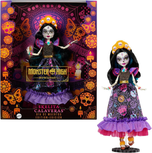 Monster High Doll, Skelita Calaveras Dia De Muertos Coleccio