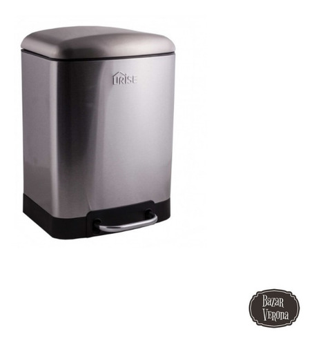 Cesto Acero 12 Litros Rectangular Con Cierre Soft