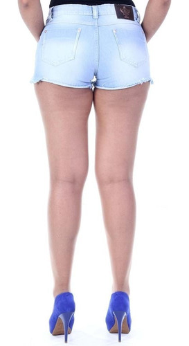 Short Jeans Sawary Feminino Barra Desfiada Lindo! #stu