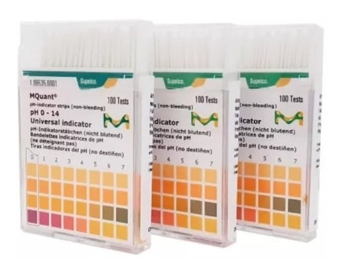 Fita Papel Indicador Ph 0 A 14 Merck - 2x100 Tiras