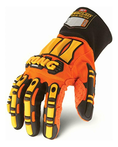 Ironclad Sdx2 Kong Guantes, Anaranjado, Large