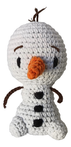 Frozen Olaf Amigurumi A Crochet, 100% Algodón Hipoalergénico