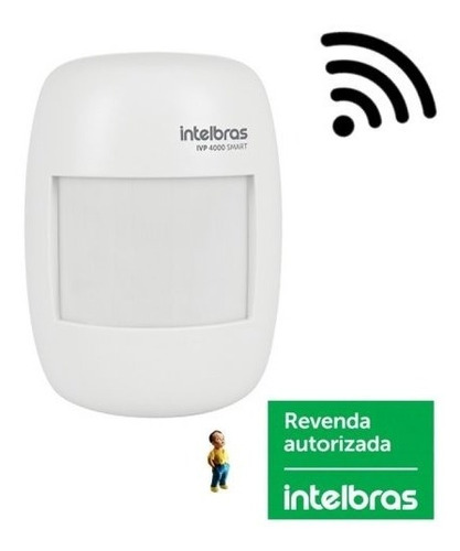 Imagem 1 de 1 de Sensor Infrared Passivo S/ Fio Intelbras Ivp 4000 Smart Full