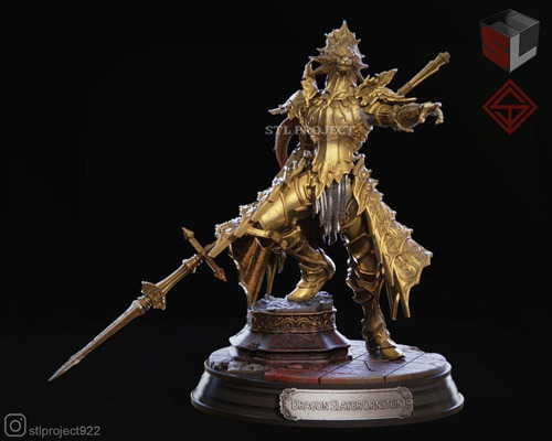 Archivo Stl Impresión 3d - Dark Souls Dragon Slayer Ornstein